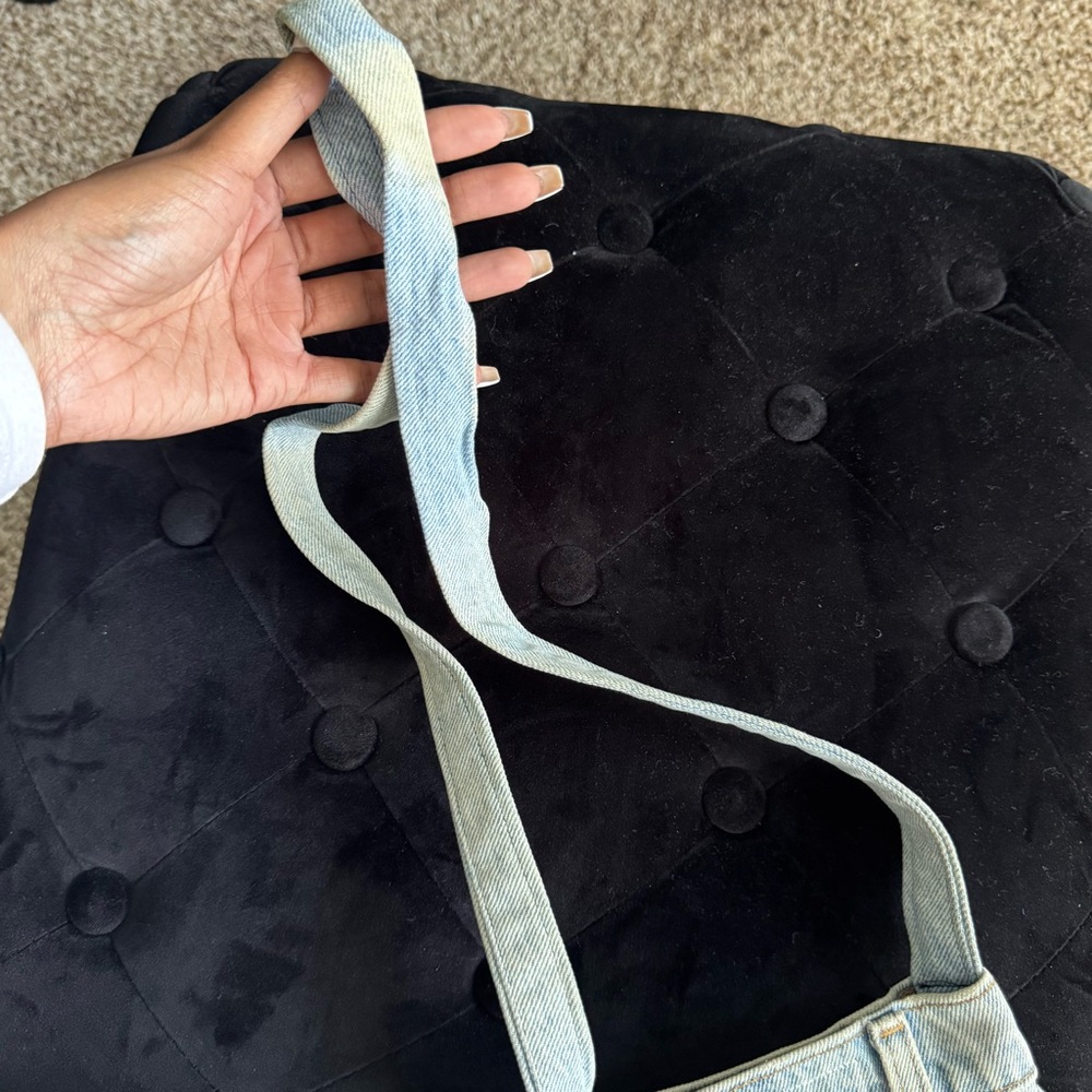 Handmade Upcylcled Denim Jeans Las Vegas Purse - Picture 6 of 10